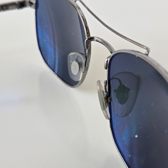 Ray-Ban Gunmetal Frame Sunglasses Blue Lens - Picture 11 of 13